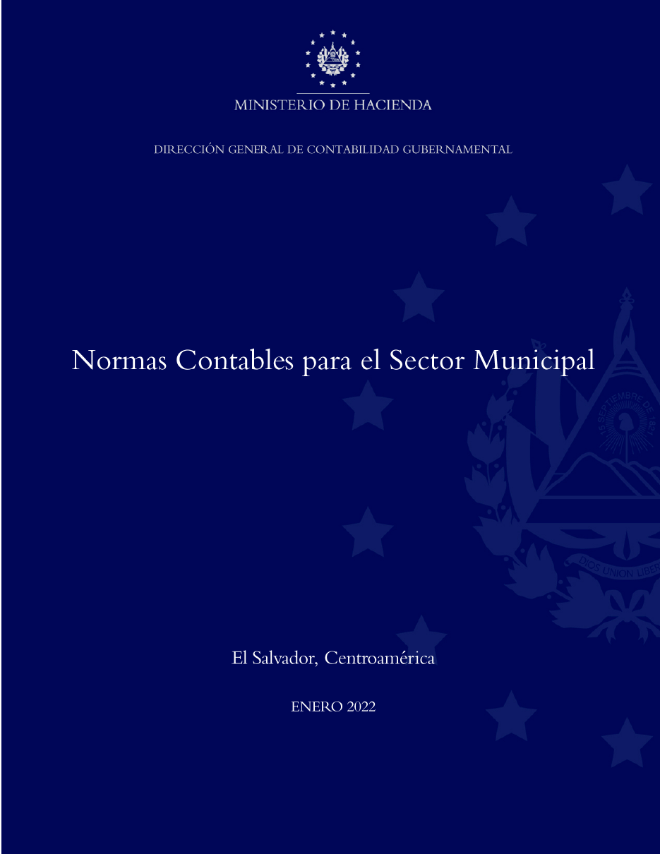 Portada Normas Contables para el Sector Municipal